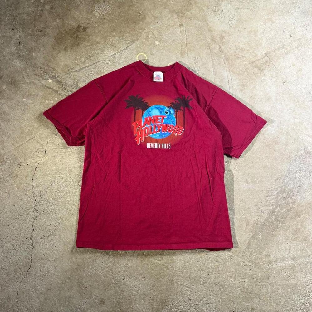 90s Red Planet Hollywood Beverly Hills T-Shirt